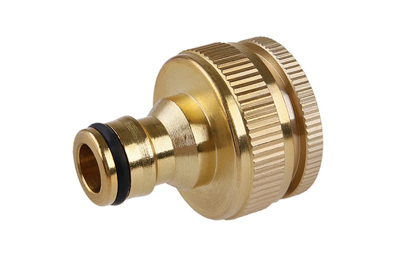 ROSA Adaptér, vnitřní závity 3/4"+1" 2v1 mosaz 45198 na zahradní hadici, kohout