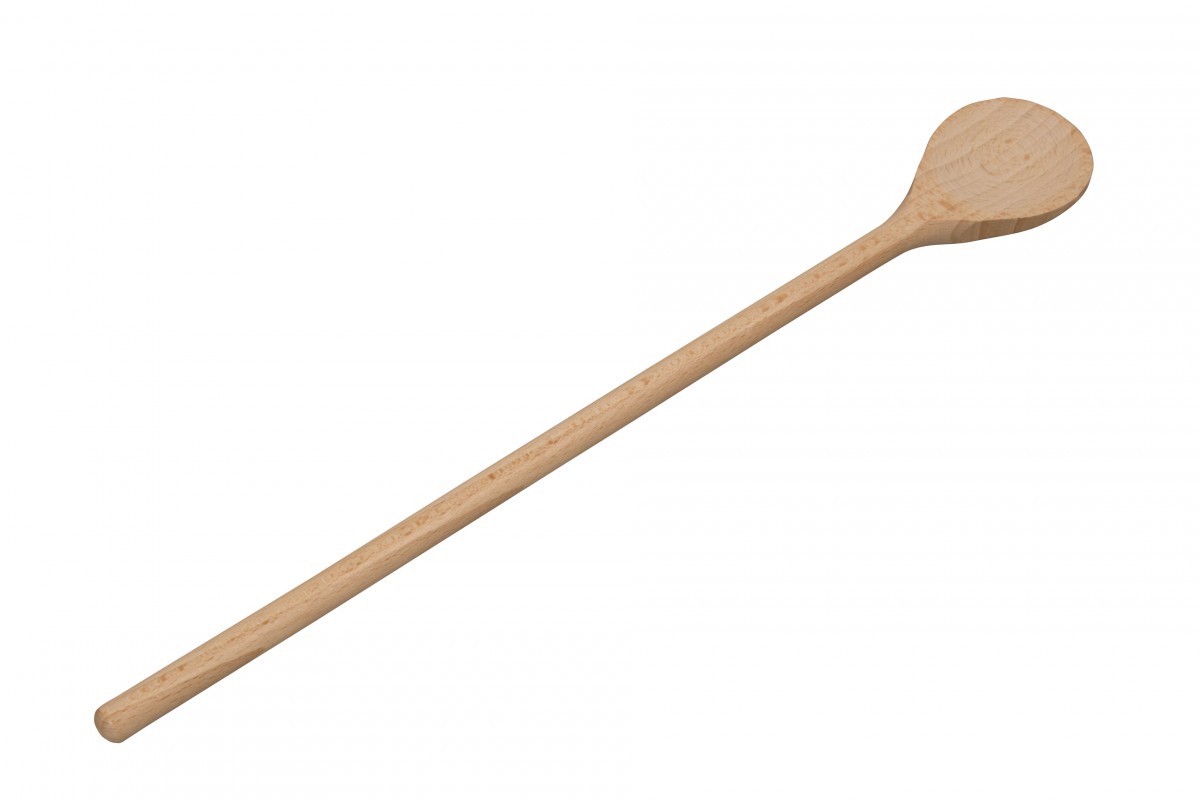 Vařečka kulatá 40 cm, dřevěná - buk, DRT