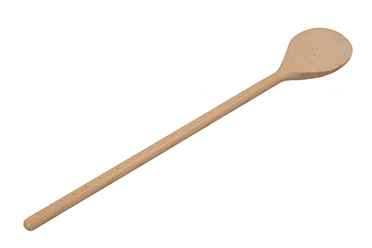 Vařečka kulatá 45 cm, dřevěná - buk, DRT