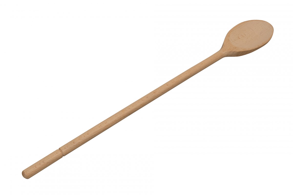 Vařečka oválná 45 cm, dřevěná - buk, DRT