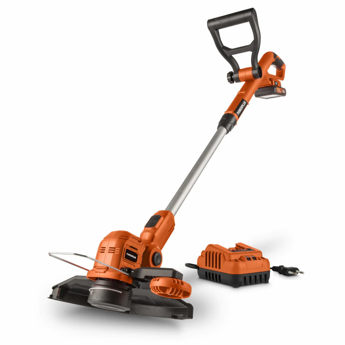 Powerplus POWDPG75421 AKU strunová sekačka 20V LI-ION + nabíječka, baterie 2,0 Ah