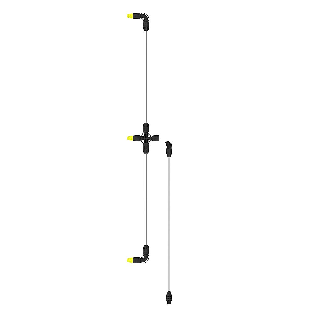 Marolex třítrysková tyč 60 cm bez rukojeti L008.101 nerez