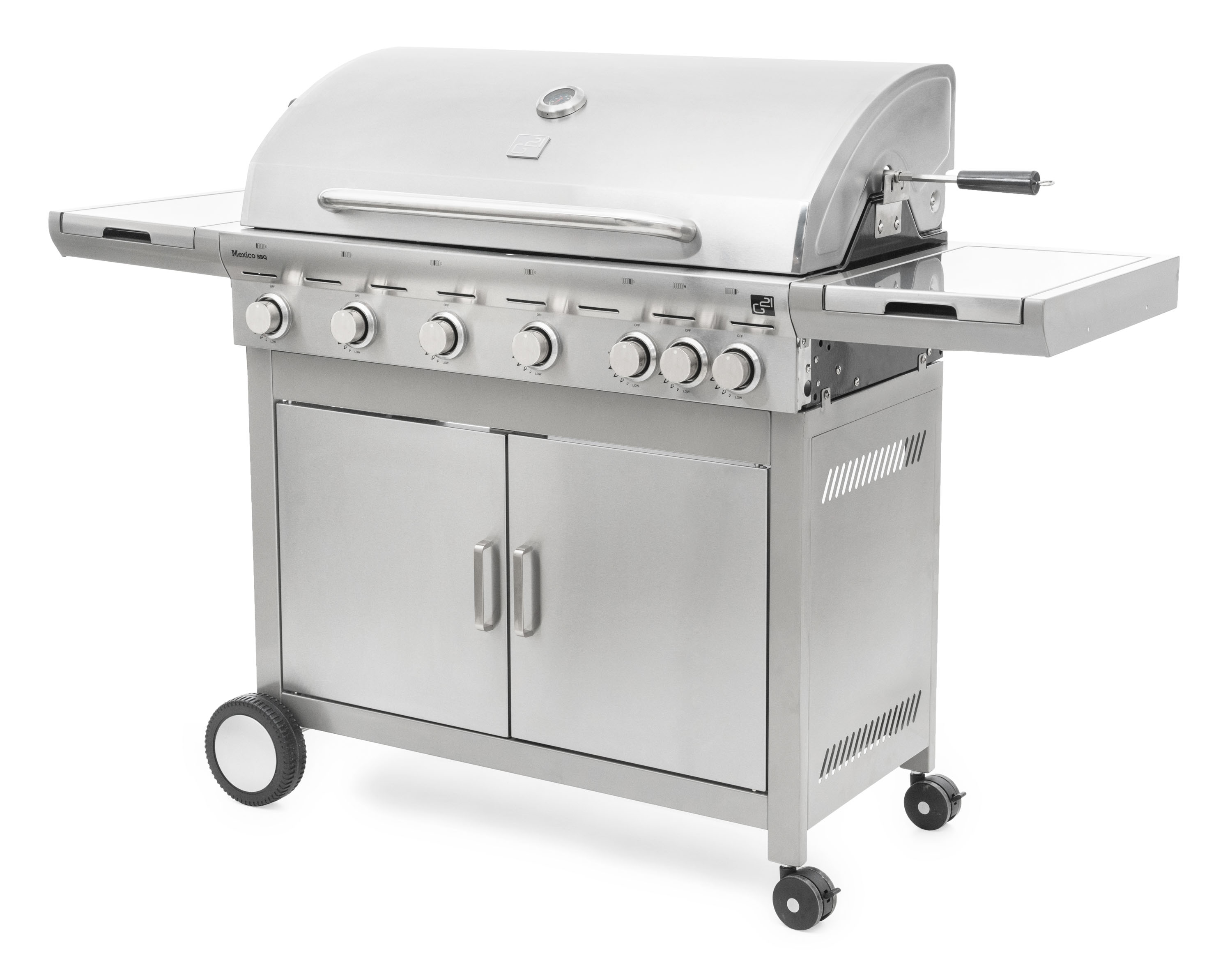 Plynový gril G21 Mexico BBQ Premium line, 7 hořáků, 22 kW nerezový 6390306