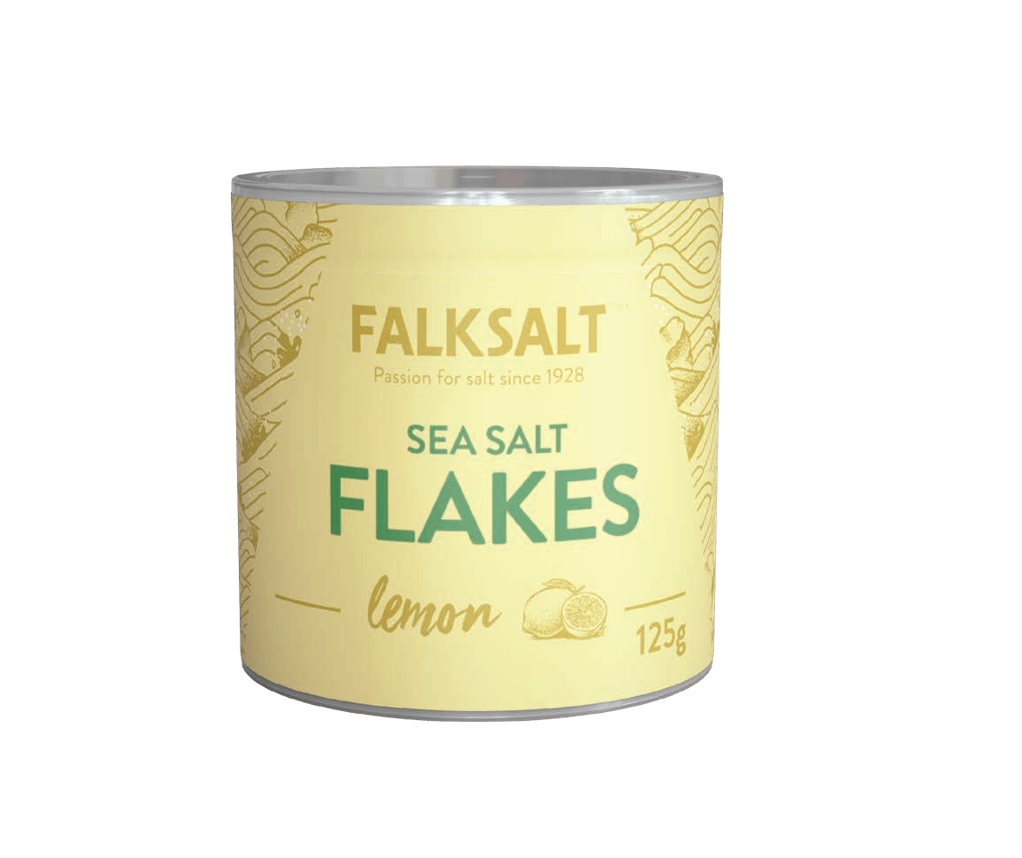 Mořská vločková sůl Citronová, 125 g Falksalt 131043