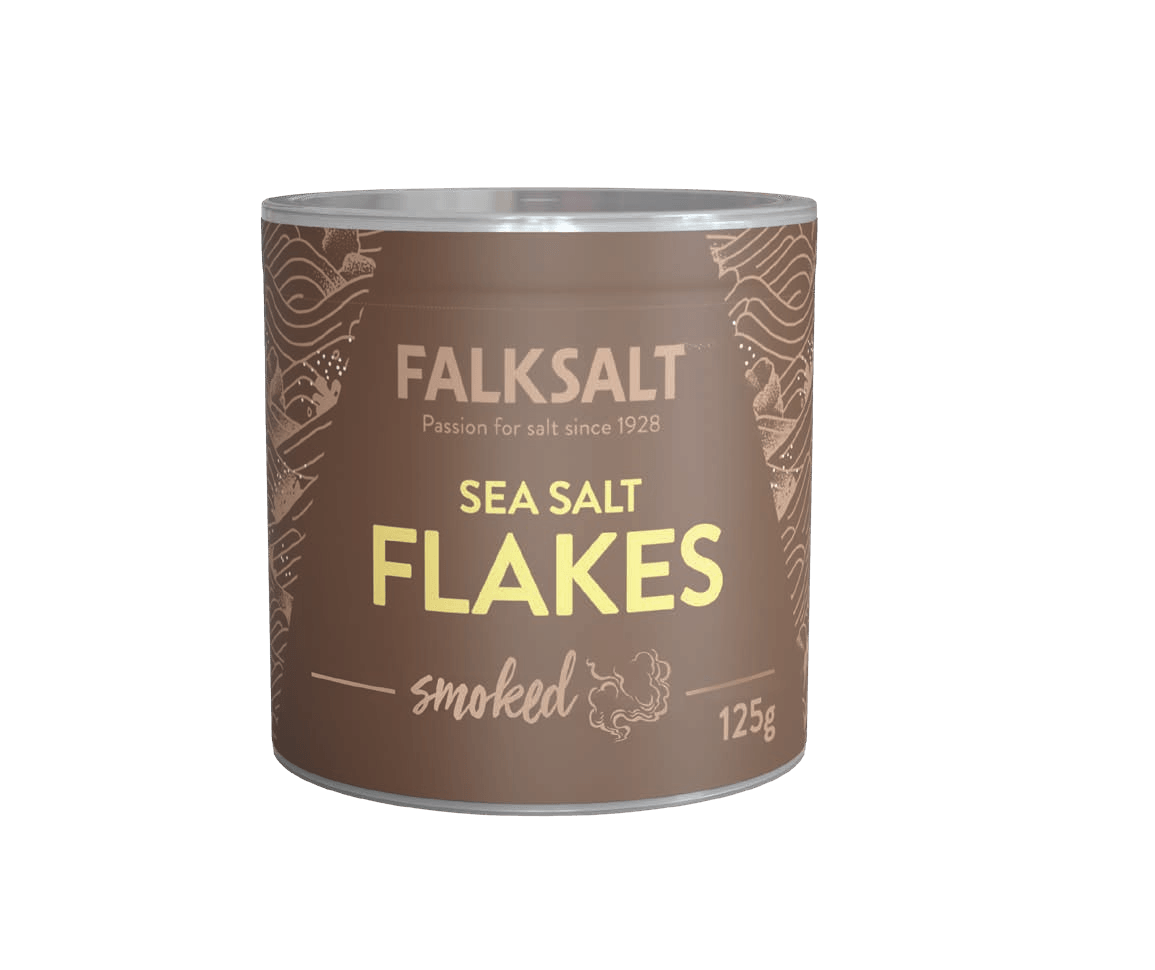 Mořská vločková sůl Uzená, 125 g Falksalt 131042
