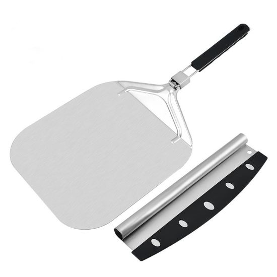 UG Grill Pizza set DP-6817, lopatka + kolébkový kráječ
