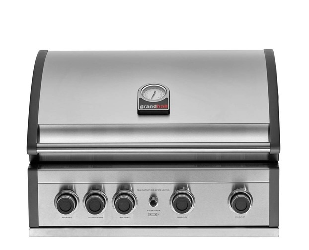 GrandHall vestavný plynový gril Pro ELITE G4, K04000309A