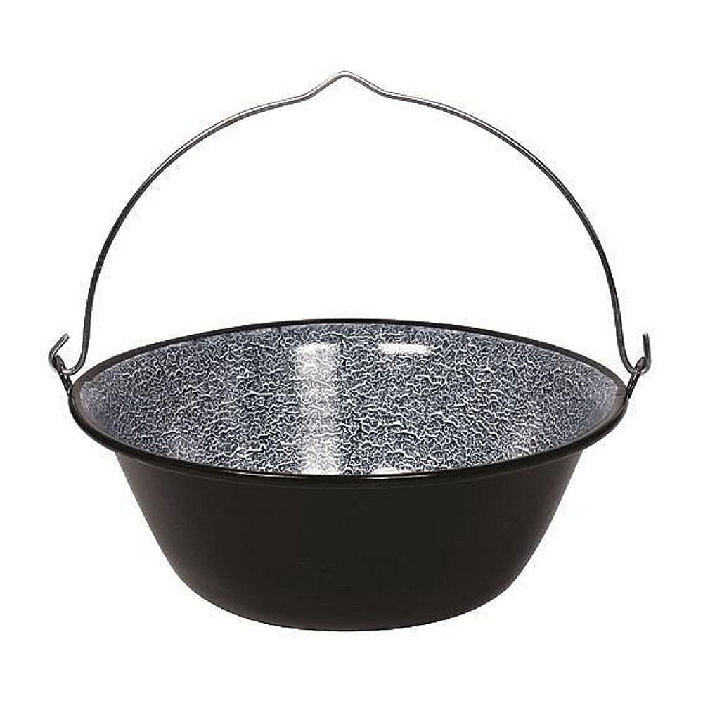 MH Kotlík 20 l smaltovaný Piknik, 47 cm s uchem, maďarský nad ohniště 254236 Magic Home