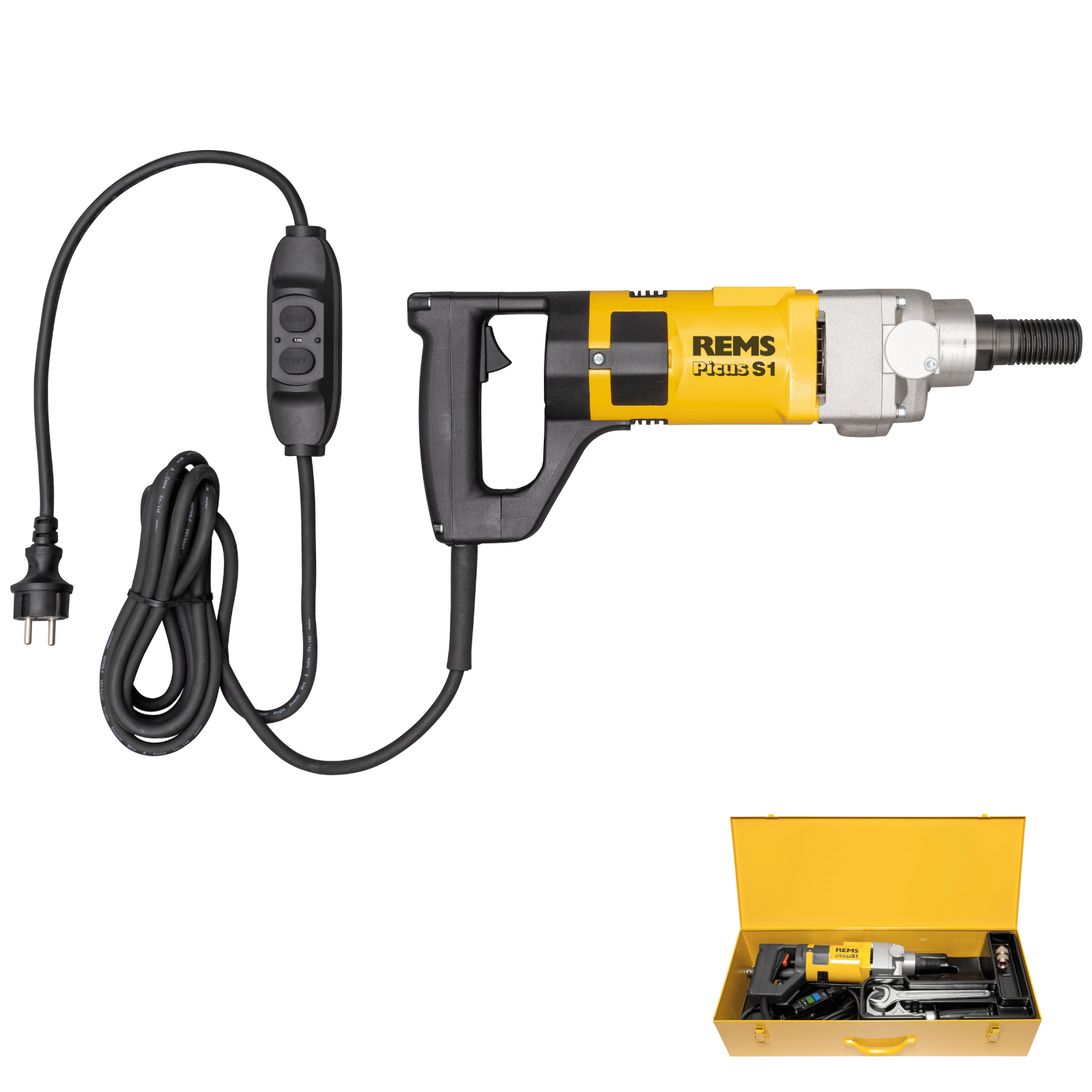 REMS Jádrová vrtačka Picus S1 Basic-Pack 180010, 230V mokré, suché vrtání do prům. 162 mm