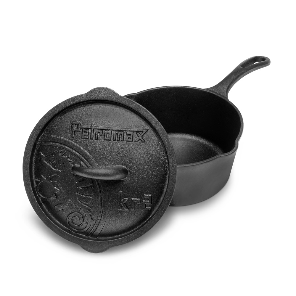Petromax Litinový rendlík s rukojetí 2l, 790540 + poklička kr2