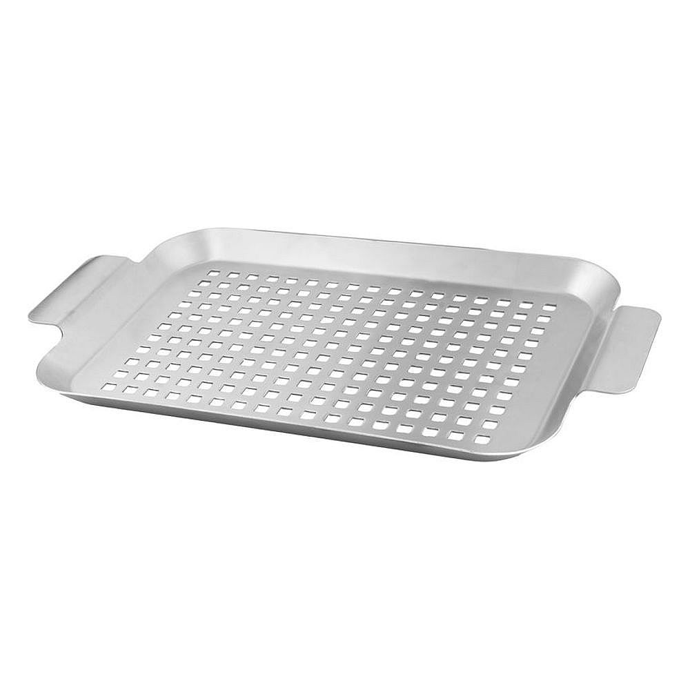 Strend Pro Plech na grilování nerez 34x18,5x2cm 2213009, děrovaný