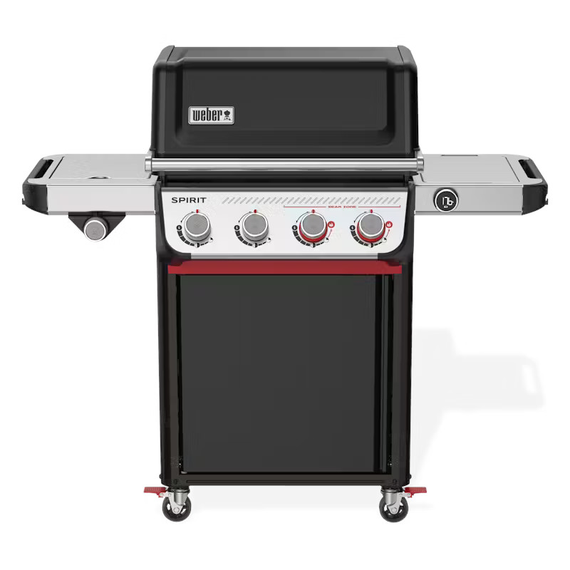 Plynový gril Spirit EP-435 Weber 1501425, 4 hořáky Sear Zone + vařič, černý