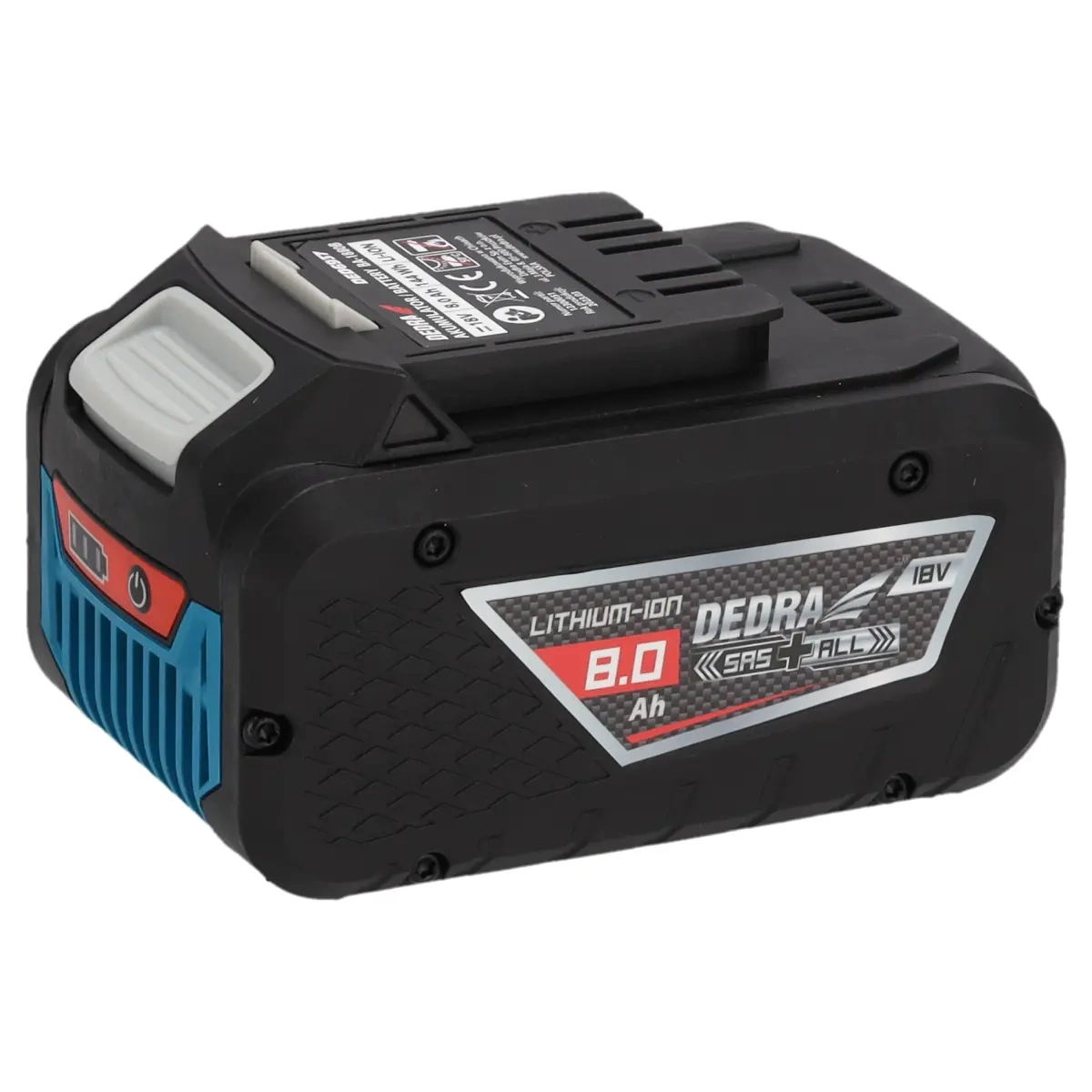 Dedra DED6937 Akumulátor 8,0 Ah 18V Li-Ion SAS+ALL baterie, 144 Wh