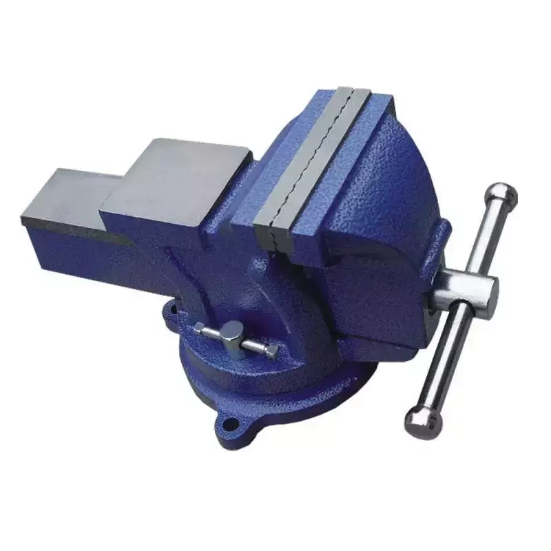 Dedra Svěrák zámečnický otočný 125mm, 9,5kg 12A412 litinový, s kovadlinkou