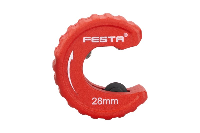 Festa řezačka trubek 28 mm kotoučová 16307, na Cu, Alu, plast s řezným kolečkem, otočná - hliníková