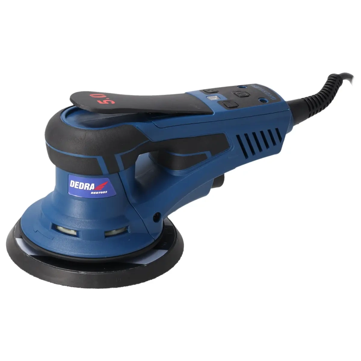 Dedra excentrická bruska 150mm, 350W DED7982, 230V s brusnými kotouči