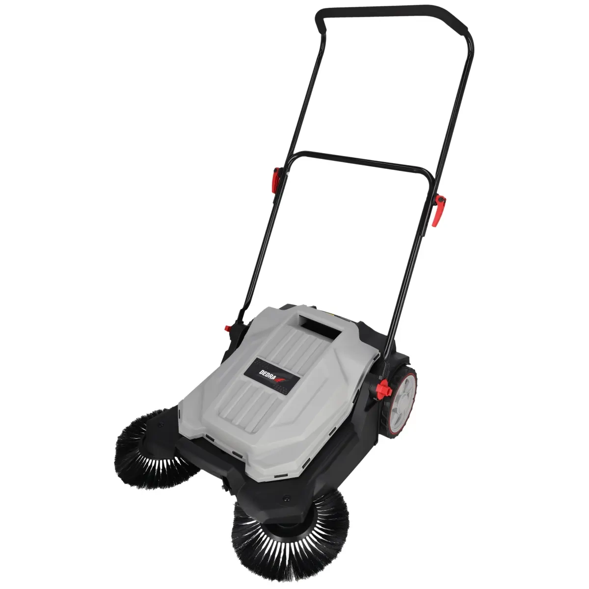 Dedra vozíkový mechanický zametač 650 mm DED8802, 3 kartáče, zásobník 18 l