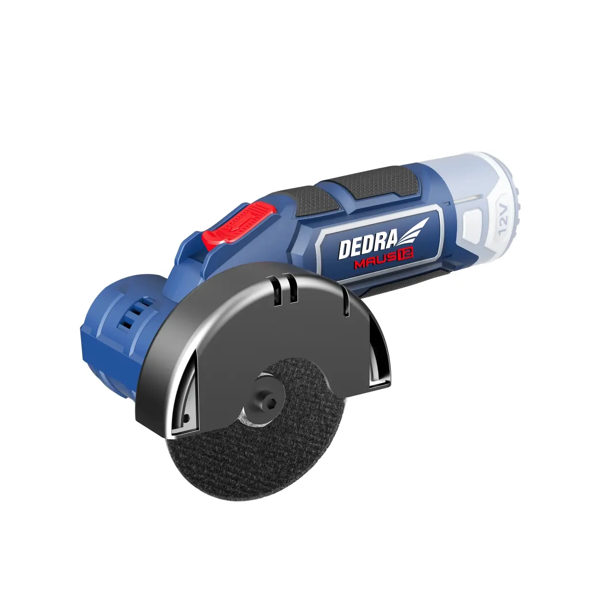 Dedra MAUS12 Mini Aku úhlová bruska 12V, DED7339 Diax + kotouč 76×10 mm