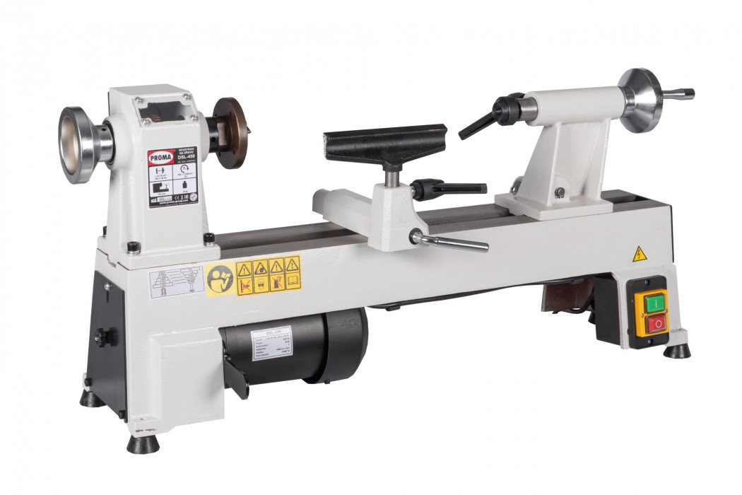 Proma DSL-450 Soustruh na dřevo 25000452, 230V, 550W, do 450mm, litinový