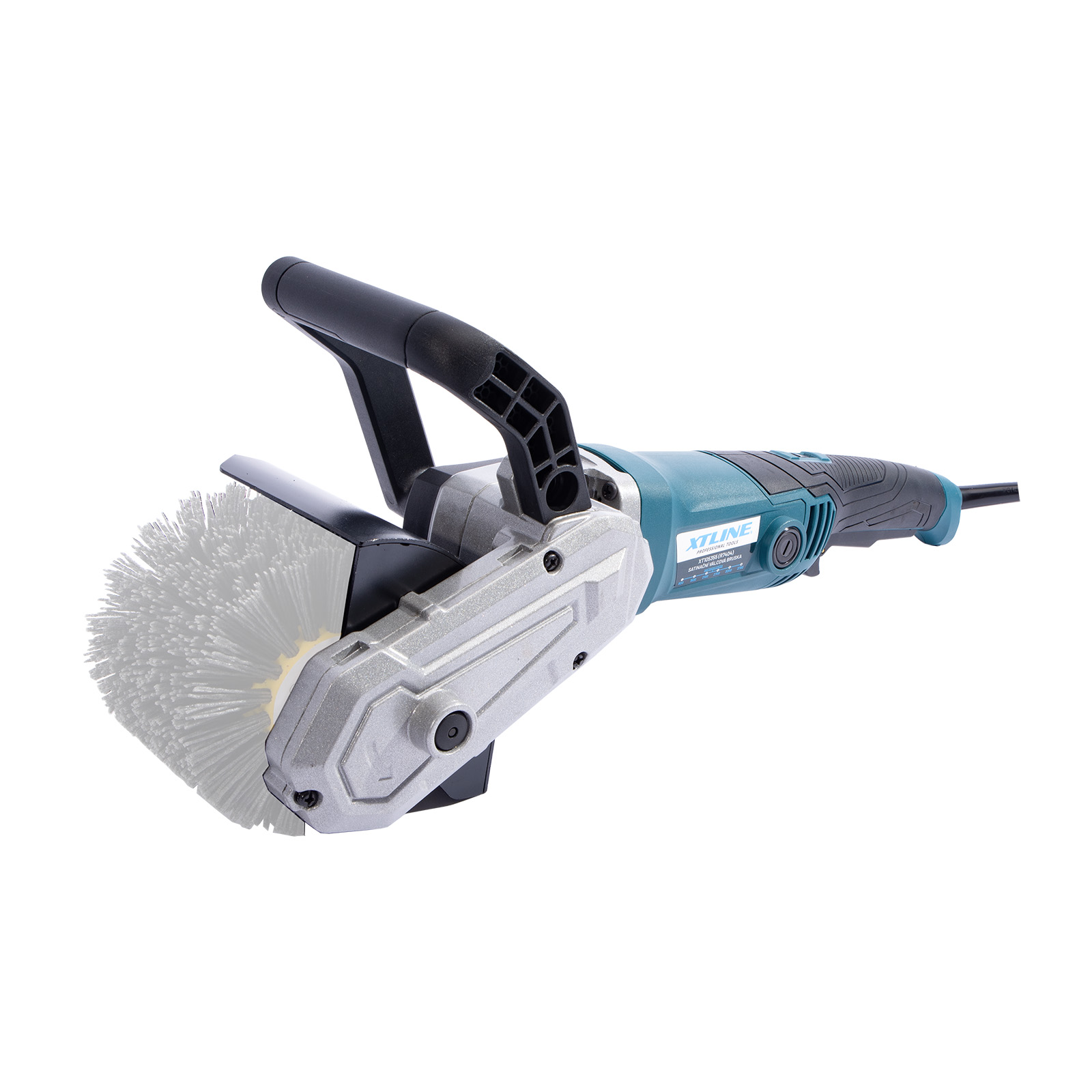 XTLINE Satinační válcová bruska 1300 W, 120x100 mm XT105355, s hnacím řemenem
