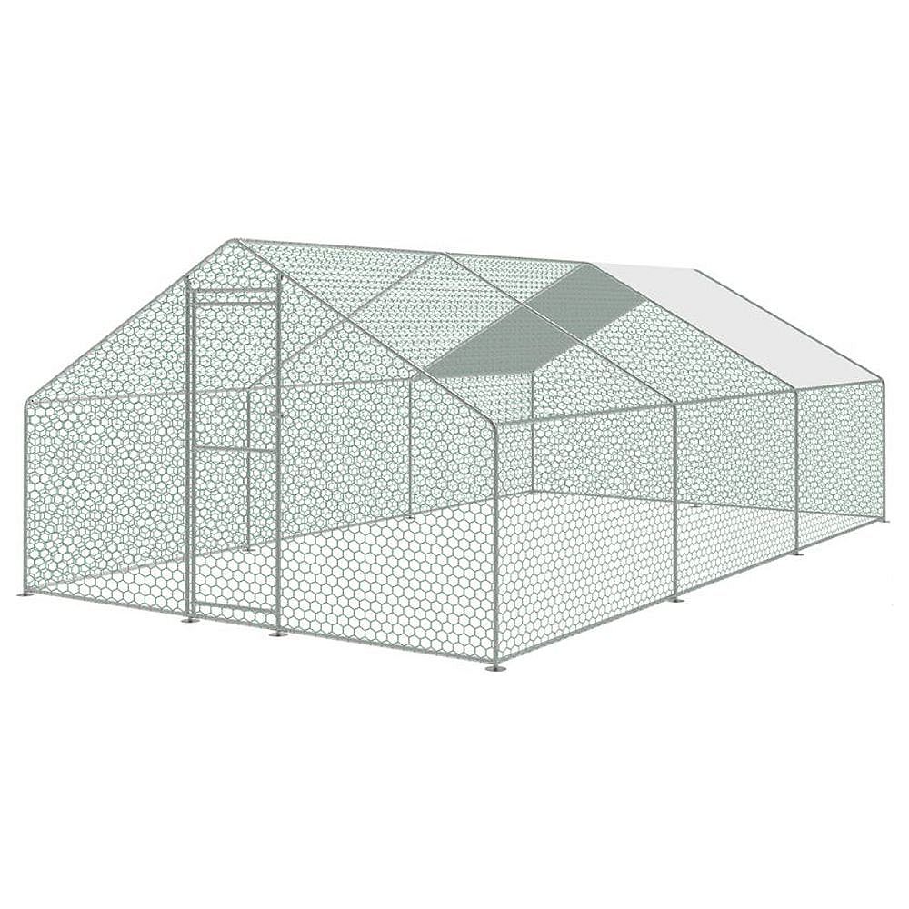 Strend Pro kurník - voliéra se střechou, 6x3x2m, 2173632, zastřešený výběh po slepice