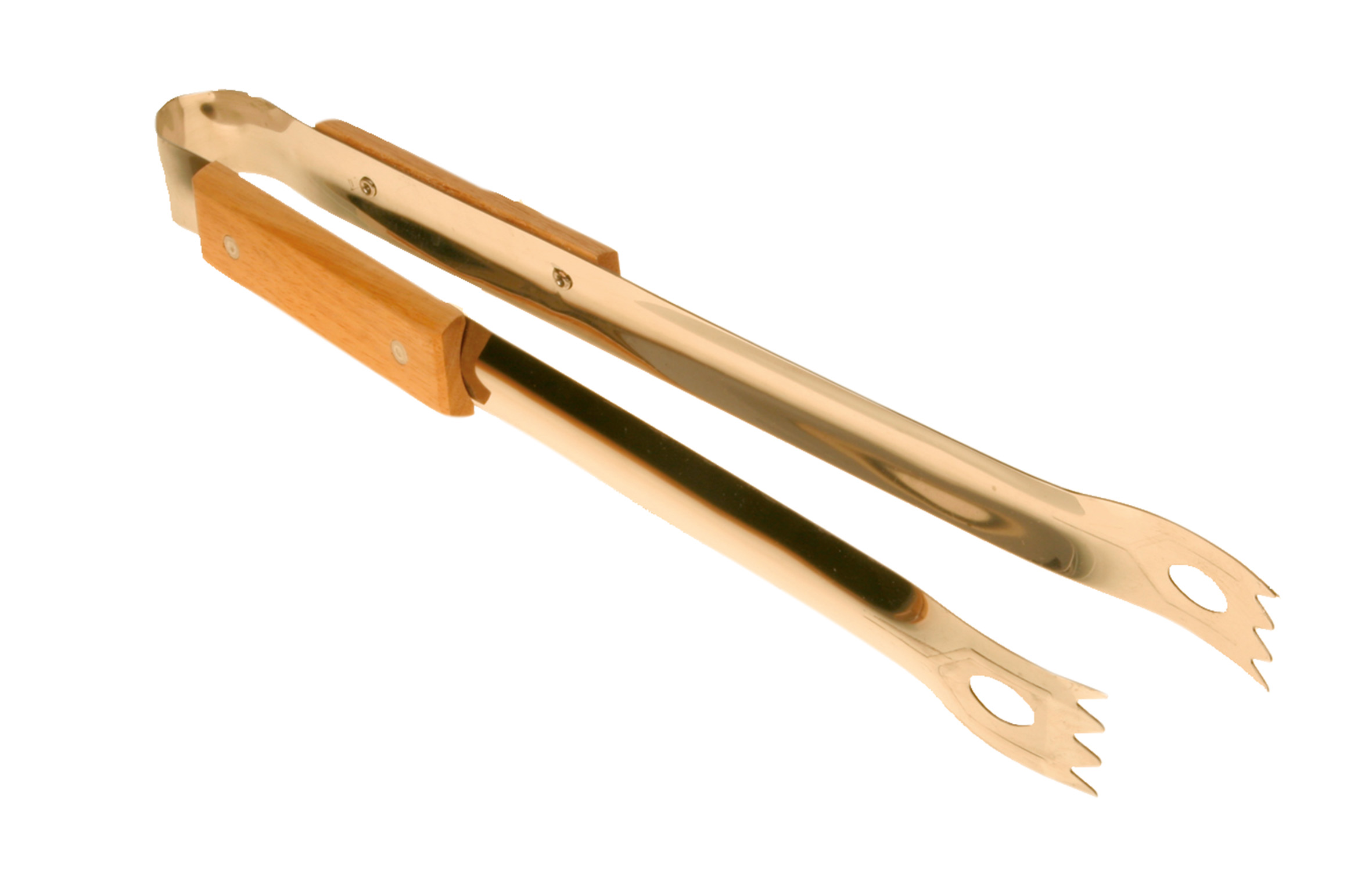 Grilovací kleště 38 cm nerez, dřevo Mefisto 43072