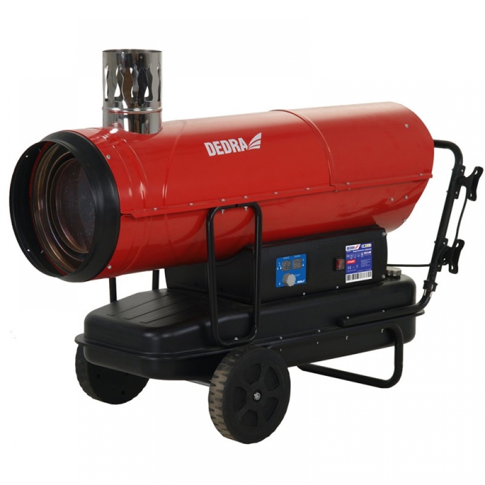 Naftové topidlo 50 kW s vývodem spalin a termostatem Dedra DED9956TK