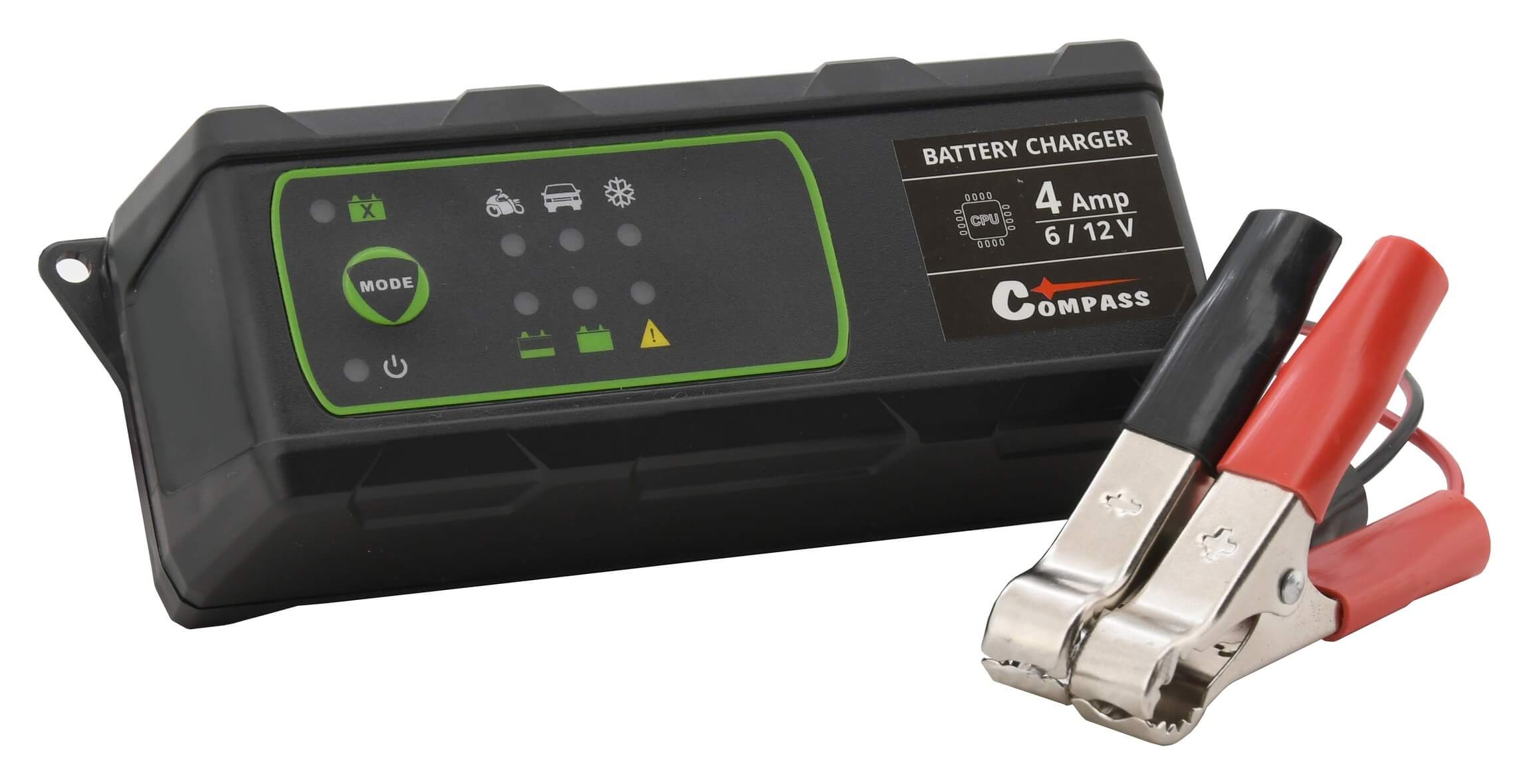 Compass Nabíječka mikroprocesor 4Amp 6/12V PB/GEL max. 120Ah