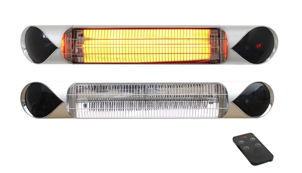 IQ STAR S silver 1000 - 2500W, 230V infrazářič karbonový s DO, IQtherm