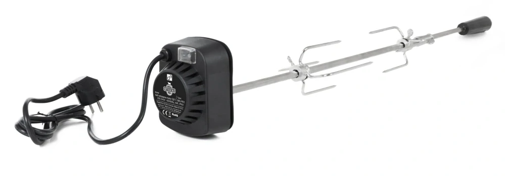 G21 63903121 Grilovací jehla s motorkem pro gril Michigan – 230 V, nerezová ocel