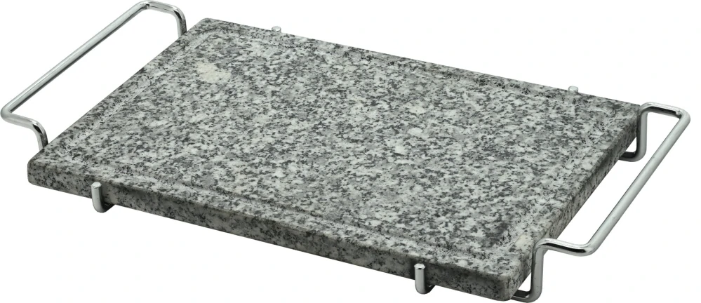 Cattara grilovací kámen Granit L s drážkou a držákem 30x20x1,65cm, 14070