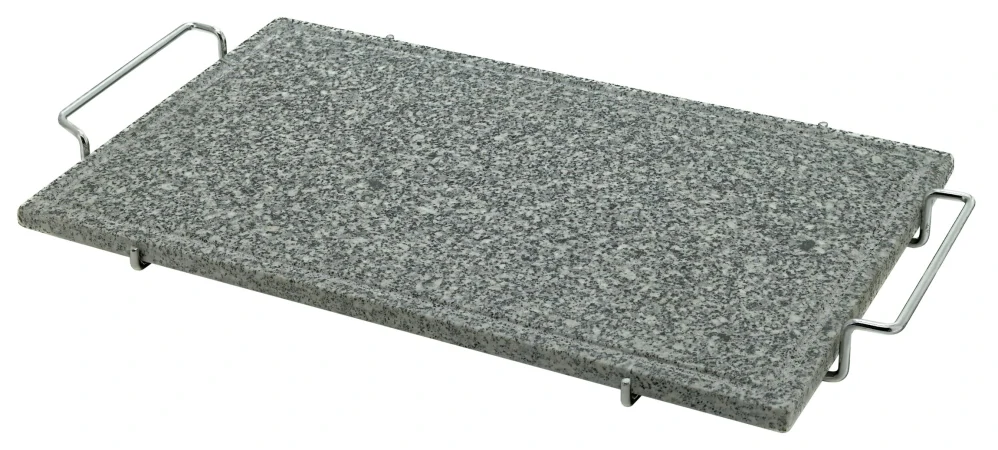 Cattara grilovací kámen Granit XL s drážkou a držákem 50x30x1,65cm, 14071
