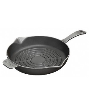Litinová grilovací pánev 28cm PRO kruhová černá LAVA Metal LVECOYGT28RD