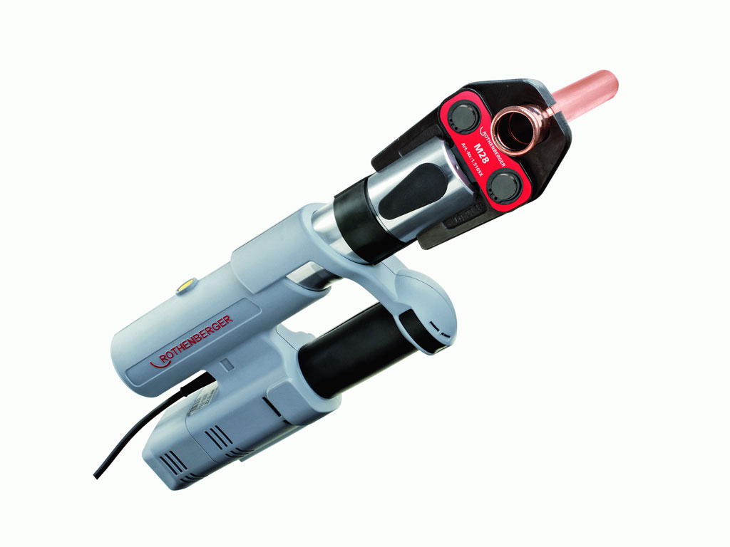 Lisovací kleště Romax AC ECO 230V Basic sada bez čelistí, Rothenberger 15705