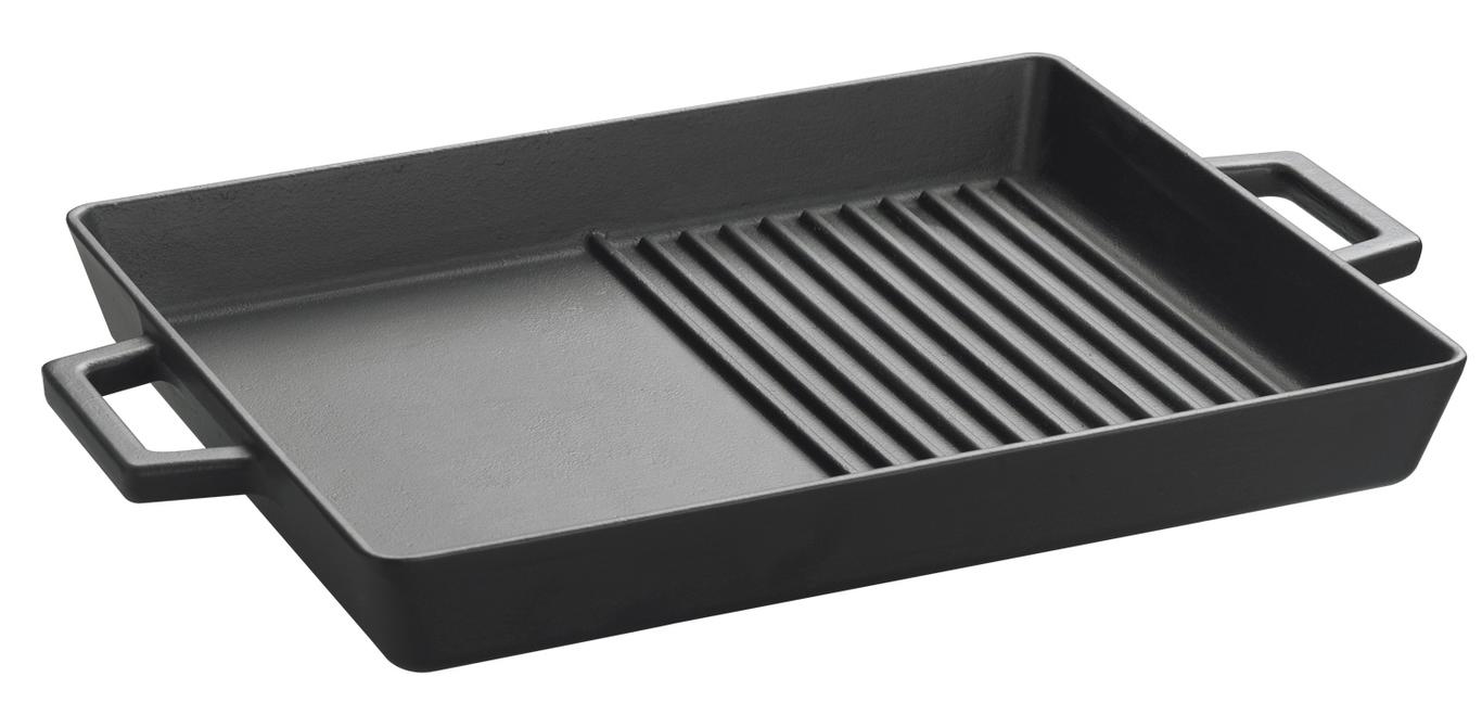 Litinová DUO grilovací plotýnka 26x32cm, obdélníková LAVA Metal LVECOGT2632T4