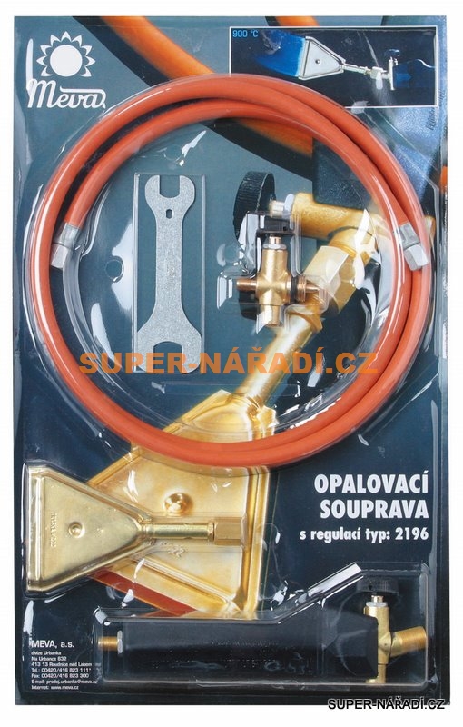 MEVA Opalovací souprava, hořák PB 1,5 kW, 74x11mm, hobby 2196