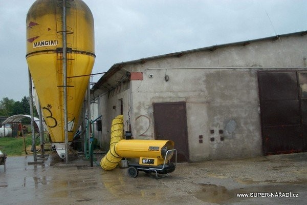 Naftové topidlo BV170E, 47 kW, MASTER s nepřímým spalováním