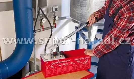 Tlaková zkušební pumpa RP 50-S, do 60 bar, Rothenberger 60200