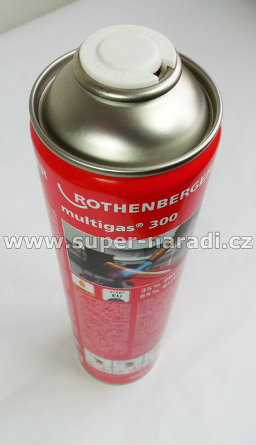 Kartuše plynová MULTIGAS 300 PB 30/70% závit 7/16" Rothenberger 35510-A CZ