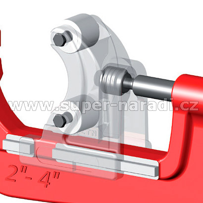 ZENTEN řezák na trubky 2-4", ocelové, Inox, MAX-TC, s ráčnou, 6054-1