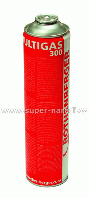 Kartuše plynová MULTIGAS 300 PB 30/70% závit 7/16" Rothenberger 35510-A CZ