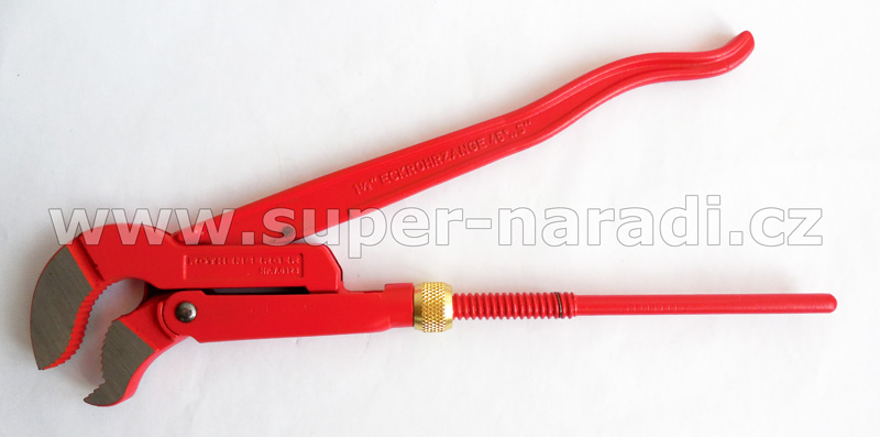 Trubkový hasák 45°, SUPER S do 1.1/2", L420, Rothenberger 70123X