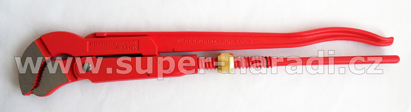 Trubkový hasák 45°, SUPER S do 2", L540, Rothenberger 70124X