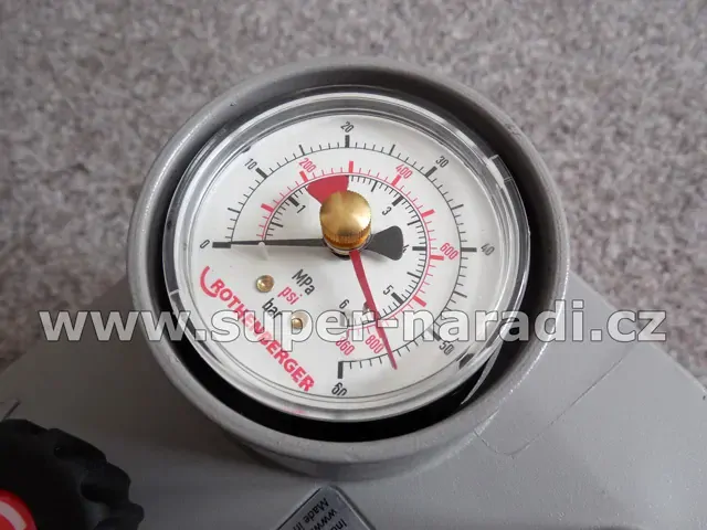 Tlaková zkušební pumpa RP 50-S, do 60 bar, Rothenberger 60200