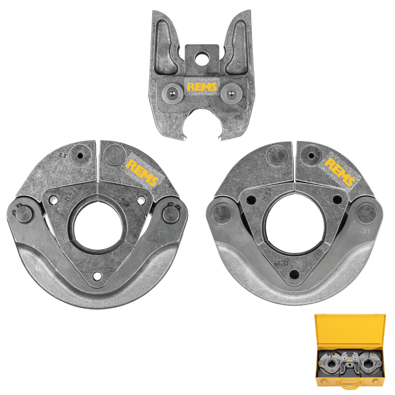 REMS Lisovací kroužky set M 42+54 (PR-3S), mezikleště Z2, 572060 Standard pro Power-Press