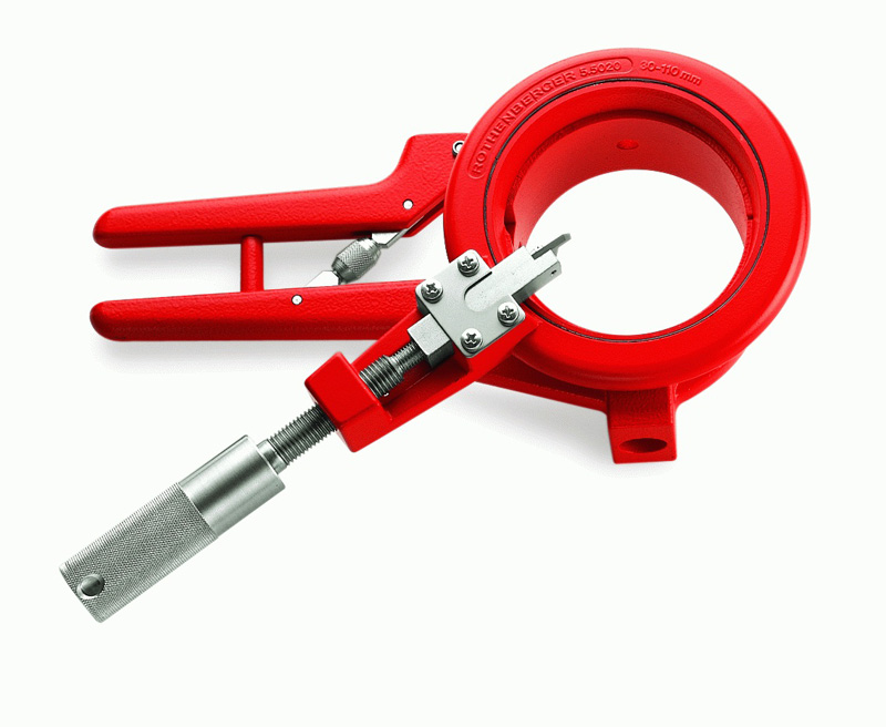 Rothenberger ROCUT 110 Set 50, 75, 110 mm odřezávač trubek PVC, PE, PP, PEX, 55035