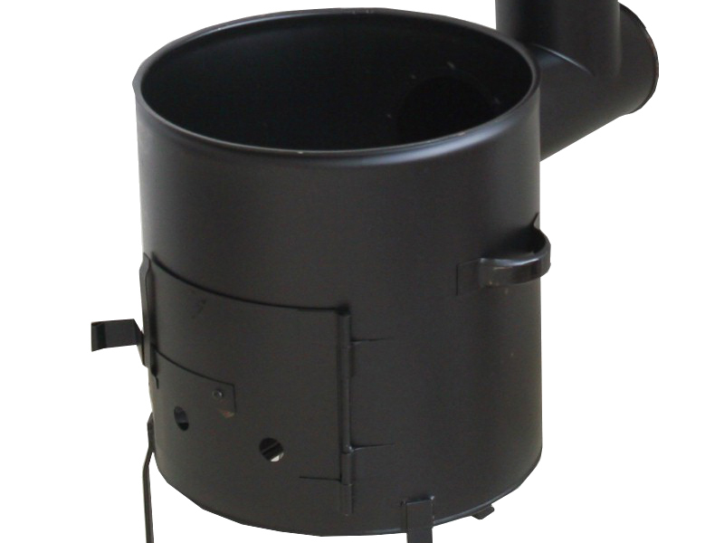 Kotlina 39cm Hobby pod kotlíky 16-20l, kouřovod, krátké nohy KINS