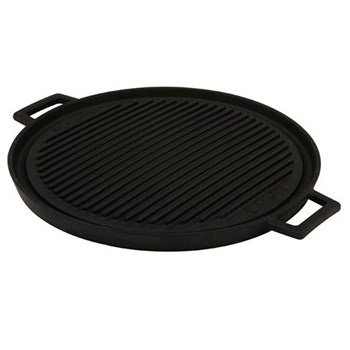 Litinová oboustranná plotýnka 34cm kruhová LAVA Metal LVECOGT34T25