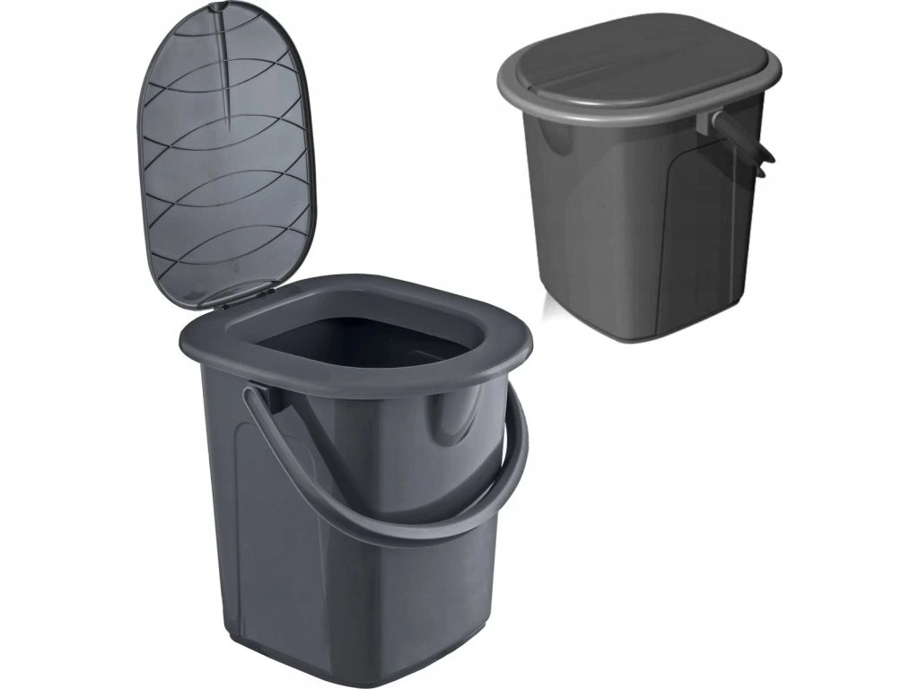 WC kbelík 22l, plastový s poklopem BRANQ P1306