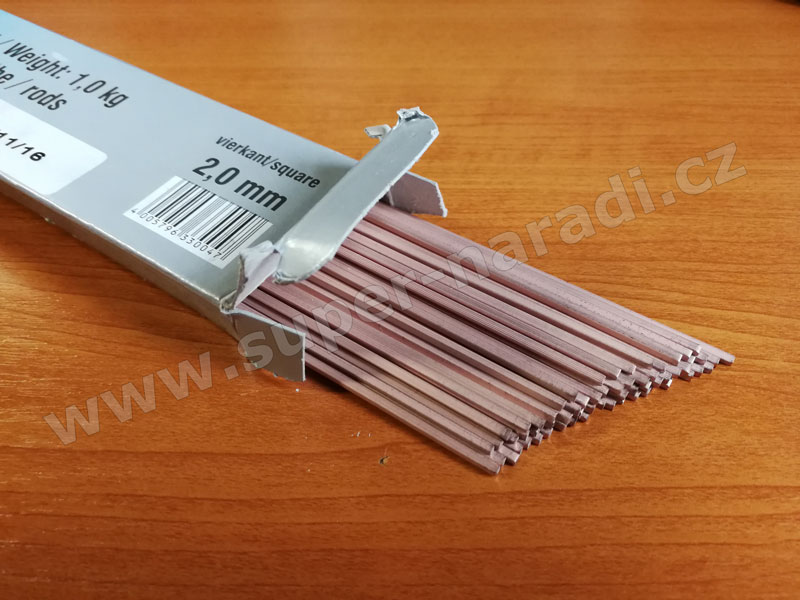 Měděná tvrdá pájka Cu Rophos 2, L-Ag2P, 2 mm, holá Felder